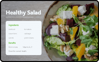 Open your recipes and cuisines